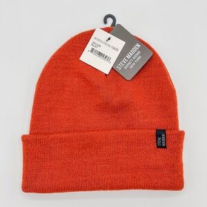Steve Madden Rust Knit Winter Hat